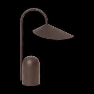 Ferm Living Arum draagbare lamp Dark Chocolate