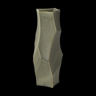 Ferm Living Cueva vaas 37 cm Dark sage