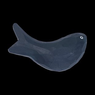 Ferm Living Harbour wandhaak Fisk, deep navy