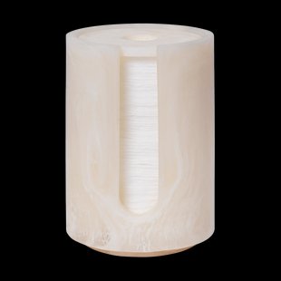 Ferm Living Mist container voor wattenschijfjes Ø8x11,8 cm Pearl