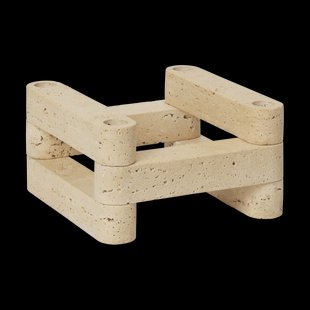Ferm Living Newel modul kandelaar 6-delig Travertine