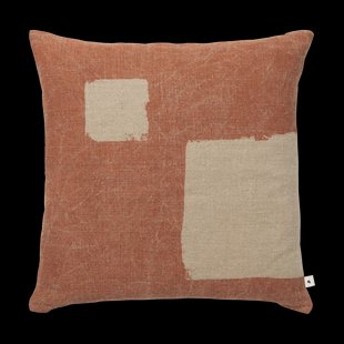 Ferm Living Oleo kussenhoes 50x50 cm Terracotta-Natural