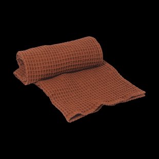 Ferm Living Organic badhanddoek 70x140 cm Brown Clay