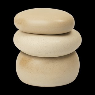 Ferm Living Pebble doosje large Sand/Cream