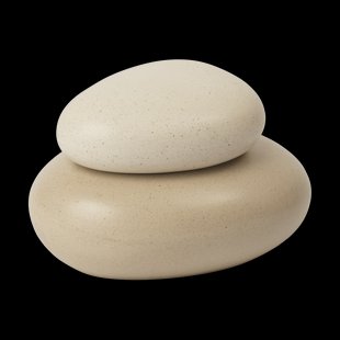 Ferm Living Pebble doosje medium Sand/Cream