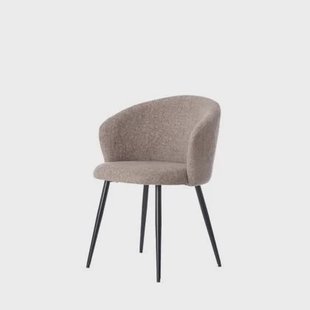 Light & Living Radaja eetkamerstoel - taupe|zwart