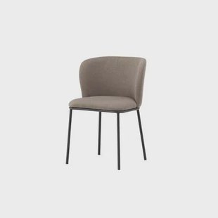 Svea - Lino eetkamerstoel - linnen - bruin