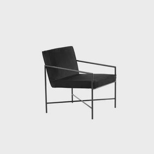 Svea - Nara fauteuil - velvet - zwart