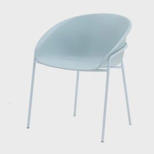 DS4U - Ella kunststof eetkamerstoel - lichtblauw