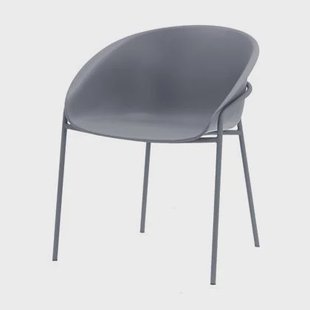 DS4U - Ella kunststof eetkamerstoel - grijs
