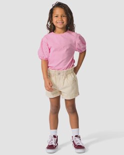 HEMA Kinder korte broek paperbag ecru (ecru)