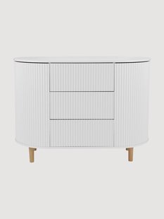 Handgemaakte houten ladekast Kai