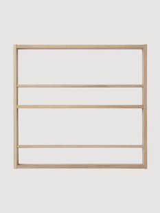 Handgemaakte wandrek Eli van eikenhout