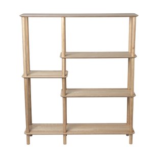 Vakkenkast Scandi hoog - naturel - 140x120x30 cm