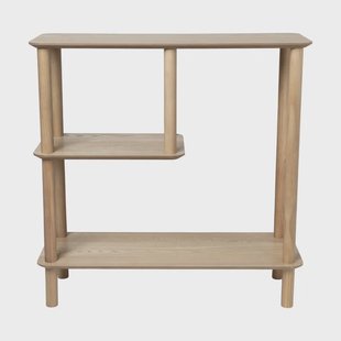 Vakkenkast Scandi laag - naturel - 75x75x30 cm