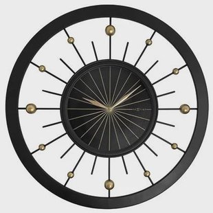 NeXtime - Wandklok 60 cm - Stille - Zwart - Metaal - NeXtime &apos;Orbit&apos;