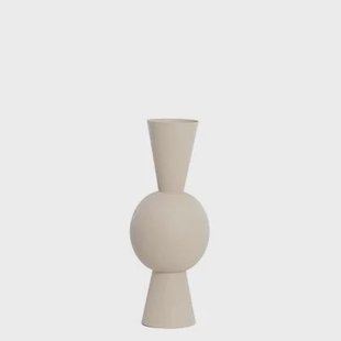 Light & Living Light&living Vaas deco Ø25x60 cm CHEDI mat licht grijs