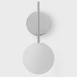 Audo Copenhagen TR Bulb Suspended wandlamp Polished Steel