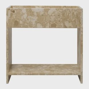 ferm LIVING Stone Plant Box met Plank - Zand ferm LIVING Stone Plant Box met Plank - Zand