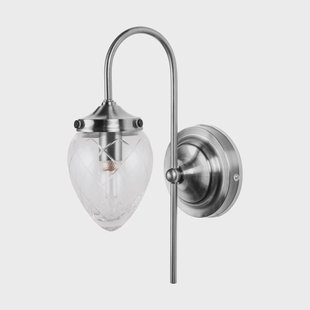 Globen Lighting Juni muurlamp Antiekstaal-helder Globen Lighting Juni muurlamp Antiekstaal-helder
