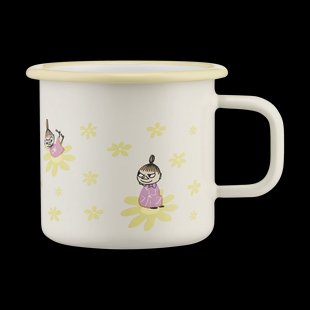Muurla Moomin emaille mok 37 cl Flowers