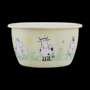 Muurla Moomin emailleschaal 30 cl Meadow