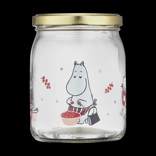 Muurla Moomin glazen pot 50 cm Berries