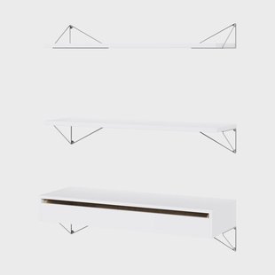 Maze Pythagoras Bundle C plankensysteem wit-chroom