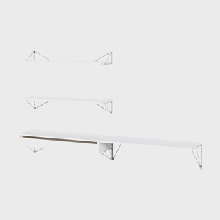 Maze Pythagoras Bundle D plankensysteem wit-chroom