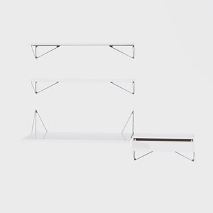 Maze Pythagoras Bundle E plankensysteem wit-chroom