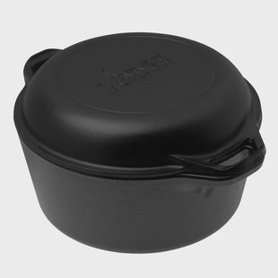 Lodge Double Dutch Oven L8DD3, Inhoud ca. 4,7 L