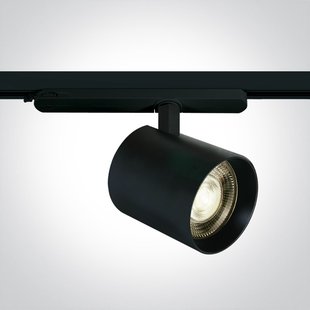 ONE Light COB Shop Range - rail spot - Ø 10 x 10 cm - DALI - 35W dimbare LED incl. - zwart - warm witte lichtkleur