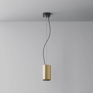 Maytoni LED hanglamp Efir, goud mat, Ø 7,5cm, 15 W, 38°