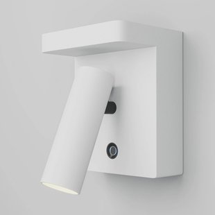 Maytoni LED wandlamp Aron, wit, dimbaar, draaibaar