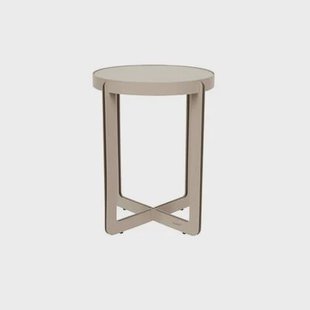 Zuiver Centre Bijzettafel Rond 42.50 cm Beige