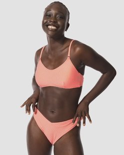 HEMA Damesbikinibroekje seersucker roze (roze)