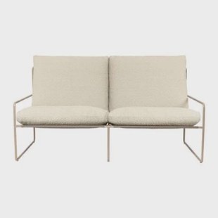 Ferm Living Desert 2-zitsbank Pure Bouclé - Cashmere / Off-White