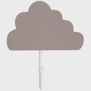 Prénatal kapstokhaakje wolk wit