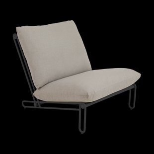 Brafab Blixt loungestoel Zwart-clay beige