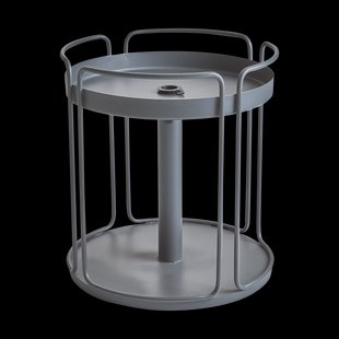 Brafab Shady bijzettafel en parasolvoet Anthracite