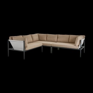 Brafab Allie hoekbank Barley-anthracite