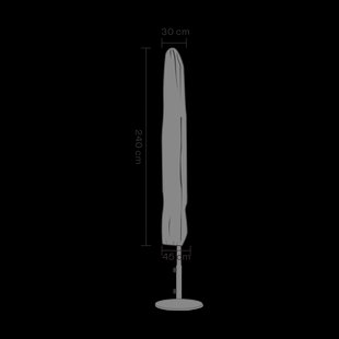 Brafab Brafab meubelbescherming parasol Zwart 240 cm