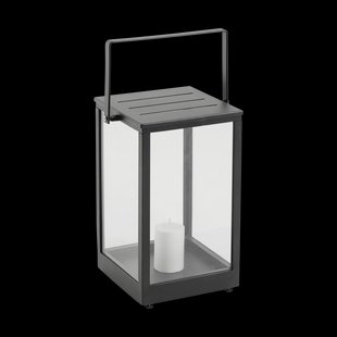 Brafab Belfort kaarsenhouder Zwart H43 cm