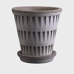 Bergs Potter Pantheon raw bloempot Grey, Ø18 cm Bergs Potter Pantheon raw bloempot Grey, Ø18 cm
