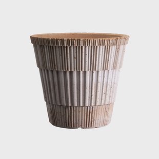 Bergs Potter Atlas raw bloempot met schotel Rosa, Ø18 cm