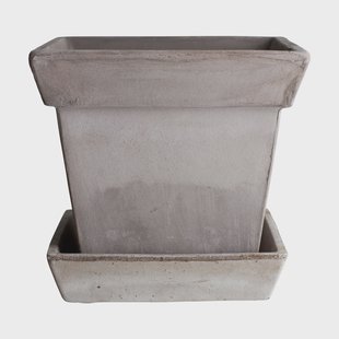 Bergs Potter Gaia raw bloempot Grey, Ø25 cm