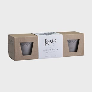 Bergs Potter Københavner bloempot Ø10 cm 3-pack Grey