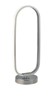 Searchlight Liner - tafellamp - Ø 12 x 33 cm - 12W LED incl. - chroom