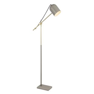 Searchlight Odyssey - vloerlamp - 59 x 149 cm - grijs en goud