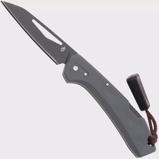 Gerber LST Mini 1074536, Black 440A, Grey Nylon zakmes